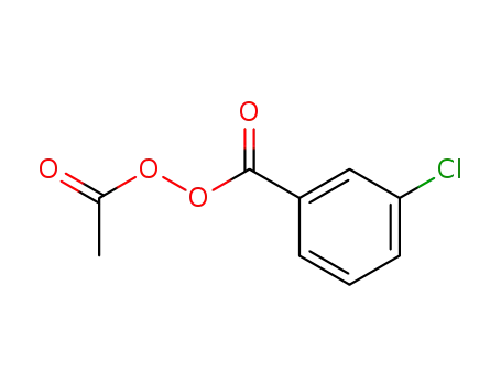 Molecular Structure of 777-05-9 (Acetyl(m-chlorobenzoyl) peroxide)
