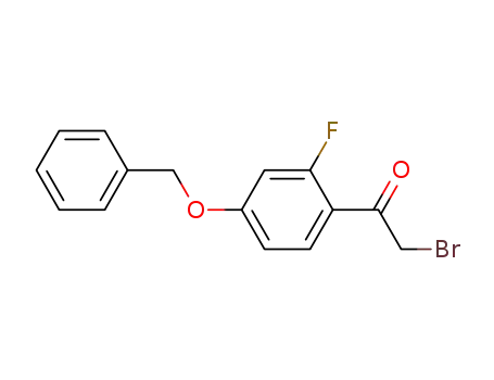 Ethanone, 2-bromo-1-[2-fluoro-4-(phenylmethoxy)phenyl]-