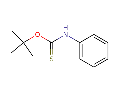 Molecular Structure of 6328-30-9 (O-tert-butyl phenylthiocarbamate)