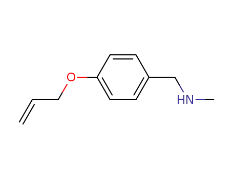 Molecular Structure of 91245-89-5 (N-[4-(ALLYLOXY)BENZYL]-N-METHYLAMINE)
