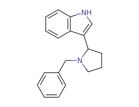 Molecular Structure of 19137-96-3 (3-(1-Benzyl-2-pyrrolidinyl)-1H-indole)