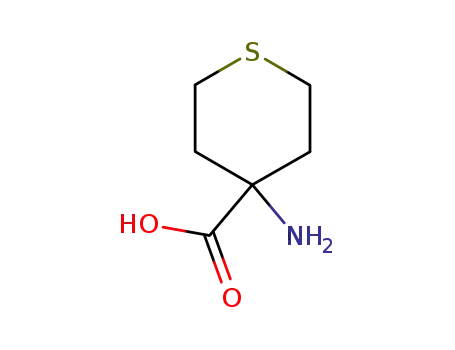 Molecular Structure of 39124-16-8 (4-Aminotetrahydrothiopyran-4-carboxylic acid)
