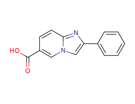 Imidazo[1,2-a]pyridine-6-carboxylicacid, 2-phenyl- cas  1027-01-6