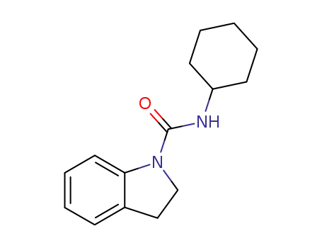 Molecular Structure of 61589-27-3 (N-cyclohexyl-1-indolinecarboxamide)