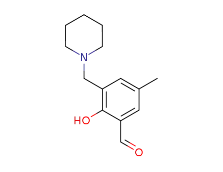2-hydroxy-5-methyl-3-(piperidin-1-ylmethyl)-benzaldehyde