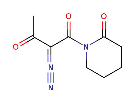 2-Piperidinone, 1-(2-diazo-1,3-dioxobutyl)-
