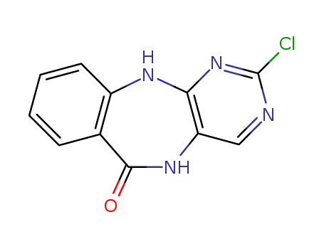 6H-Pyrimido[4,5-b][1,4]benzodiazepin-6-one,2-chloro-5,11-dihydro- cas  66427-83-6