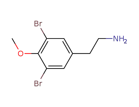 3,5-dibromo-4-methoxy-β-phenethylamine