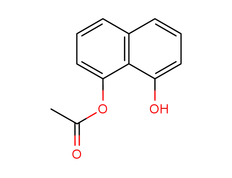 Molecular Structure of 60548-85-8 (1,8-Naphthalenediol, monoacetate)