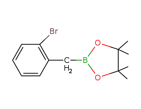 Molecular Structure of 149989-79-7 (2-Bromobenzylboronic acid pinacol ester)