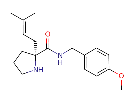 (R)-N-(4-methoxybenzyl)-2-(3-methylbut-2-en-1-yl)pyrrolidine-2-carboxamide