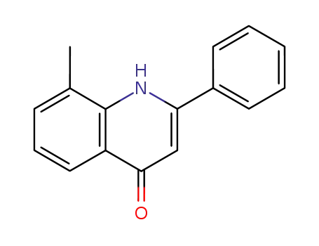 Molecular Structure of 14802-11-0 (4(1H)-Quinolinone, 8-methyl-2-phenyl-)