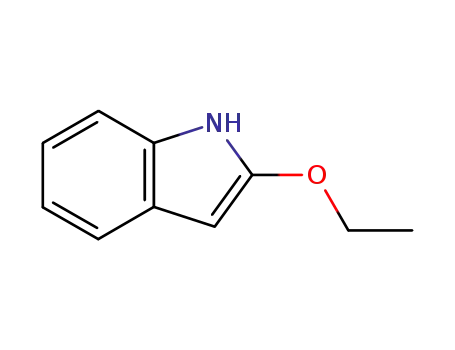 Molecular Structure of 1009-27-4 (1H-Indole, 2-ethoxy-)