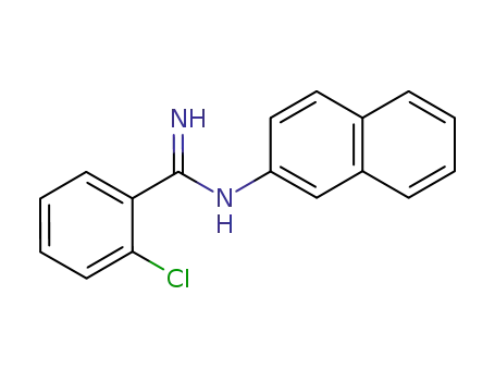 o-Chloro-N-(2-naphtyl)benzamidine