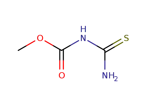 Molecular Structure of 51863-38-8 (methyl carbamothioylcarbamate)