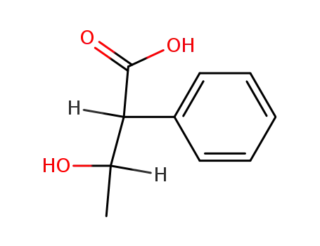 Molecular Structure of 4374-66-7 (3-hydroxy-2-phenylbutanoic acid)