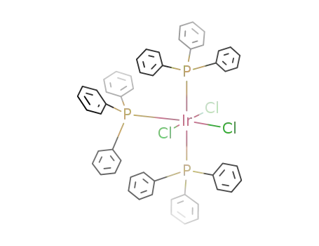 Molecular Structure of 25078-91-5 (Iridium, trichlorotris(triphenylphosphine)-)