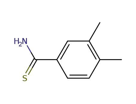 Molecular Structure of 58952-03-7 (3,4-DIMETHYL-THIOBENZAMIDE)