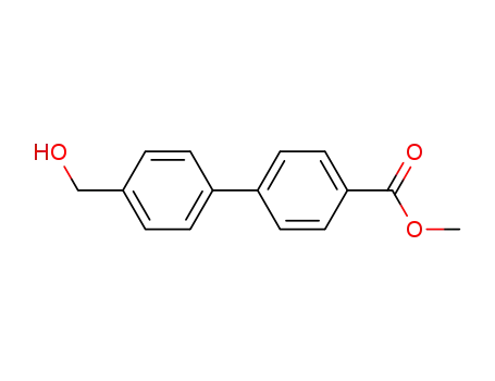 Molecular Structure of 393522-78-6 (Methyl 4-(4-hydroxymethylphenyl)benzoate)