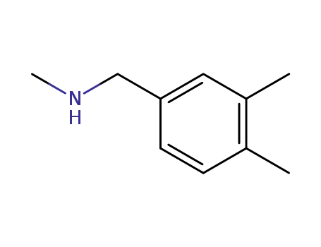 Molecular Structure of 165741-71-9 (N-Methyl-3,4-dimethylbenzylamine)