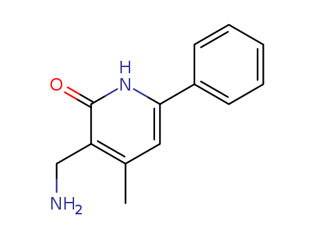 2-1H-PYRIDINONE,3-(AMINOMETHYL)-4-METHYL-6-PHENYL-