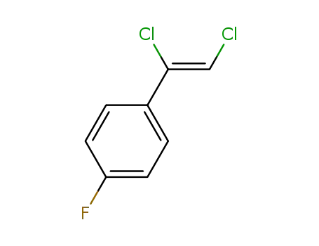 Molecular Structure of 87991-98-8 (Benzene, 1-(1,2-dichloroethenyl)-4-fluoro-, (Z)-)