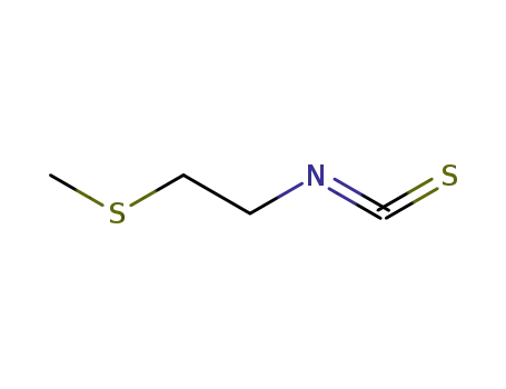 Molecular Structure of 4430-37-9 (Ethane, 1-isothiocyanato-2-(methylthio)-)