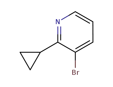 Molecular Structure of 944718-27-8 (3-broMo-2-cyclopropylpyridine)
