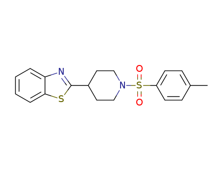 2-{1-[(4-Methylphenyl)sulfonyl]-4-piperidinyl}-1,3-benzothiazole