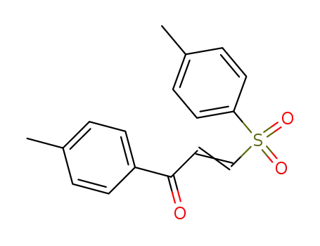 Molecular Structure of 59096-77-4 (2-Propen-1-one, 1-(4-methylphenyl)-3-[(4-methylphenyl)sulfonyl]-)