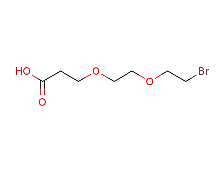 Molecular Structure of 1807503-92-9 (Bromo-PEG2-acid)