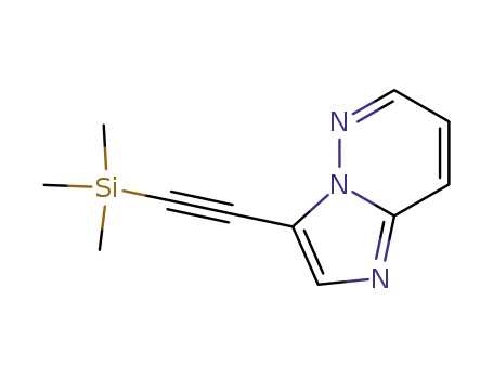 Imidazo[1,2-b]pyridazine, 3-[2-(trimethylsilyl)ethynyl]-