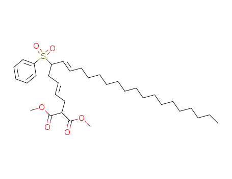 2-((2E,6E)-5-Benzenesulfonyl-tricosa-2,6-dienyl)-malonic acid dimethyl ester