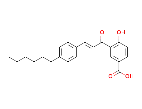 3-[(E)-3-(4-Hexyl-phenyl)-acryloyl]-4-hydroxy-benzoic acid