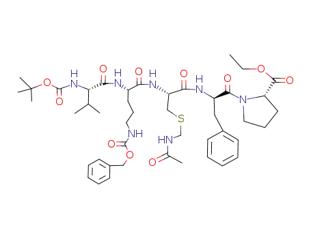 Boc-Val-Orn(Z)-Cys(Acm)-D-Phe-Pro-OEt