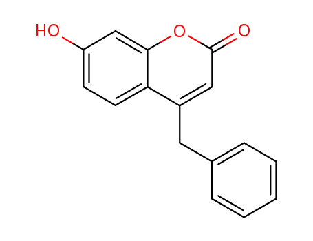 Molecular Structure of 20280-94-8 (4-benzyl-7-hydroxycoumarin)