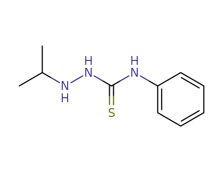 Molecular Structure of 21076-38-0 (Hydrazinecarbothioamide, 2-(1-methylethyl)-N-phenyl-)