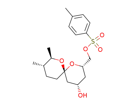 (2R,3S,6S,8S,10S)-(+)-2,3-dimethyl-10-hydroxy-8-(p-tolylsulphonyloxy)methyl-1,7-dioxaspiro<5.5>undecane