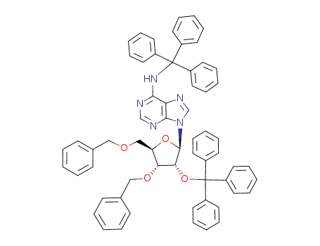 3',5'-Di-O-benzyl-2'-O-trityl-N<sup>6</sup>-trityladenosine