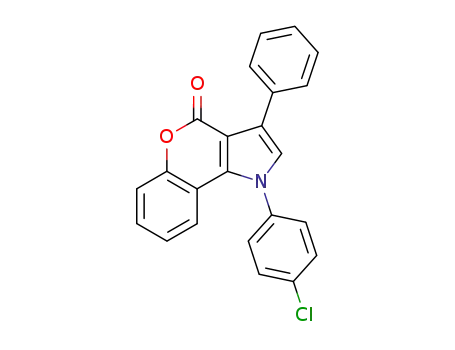1,4-dihydro-1-(4-chlorophenyl)-3-phenyl<1>benzopyrano<4,3-b>pyrrol-4-one