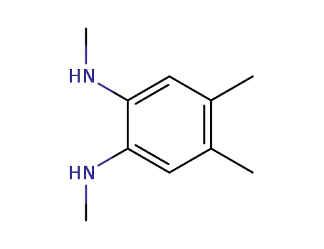 Molecular Structure of 75751-21-2 (4,5-diMethyl-N,N'-diMethyl-o-phenylenediaMine)