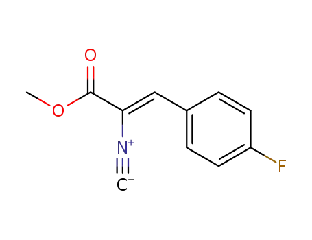 2-Propenoic acid, 3-(4-fluorophenyl)-2-isocyano-, methyl ester, (Z)-