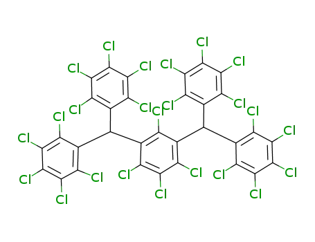 2,4,5,6-tetrachloro-α,α,α',α'-tetrakis(pentachlorophenyl)-m-xylene