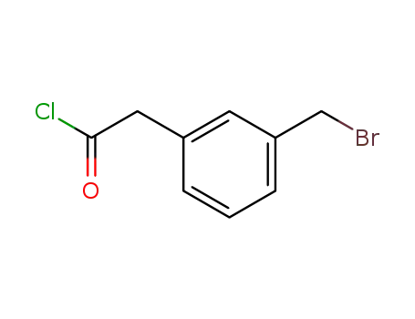 Molecular Structure of 1026167-99-6 (3-bromomethylphenylacetic acid chloride)