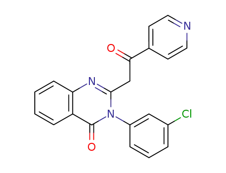 3-(3-Chloro-phenyl)-2-(2-oxo-2-pyridin-4-yl-ethyl)-3H-quinazolin-4-one