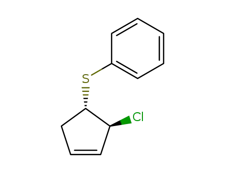 Benzene, [[(1R,2R)-2-chloro-3-cyclopenten-1-yl]thio]-, rel-