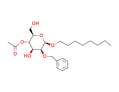 Octyl-4-O-acetyl-2-O-benzyl-β-D-mannopyranosid