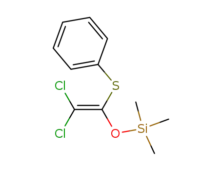2,2-dichloro-1-phenylthiovinyloxytrimethylsilane