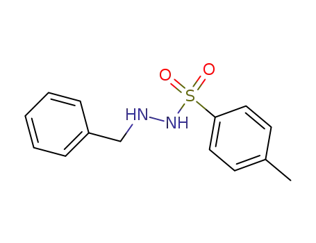 Molecular Structure of 788-98-7 (Benzenesulfonic acid, 4-methyl-, 2-(phenylmethyl)hydrazide)