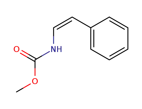 Molecular Structure of 118653-04-6 (Carbamic acid, (2-phenylethenyl)-, methyl ester, (Z)-)